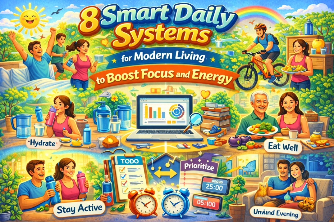8 Smart Daily Systems for Modern Living to Boost Focus and Energy